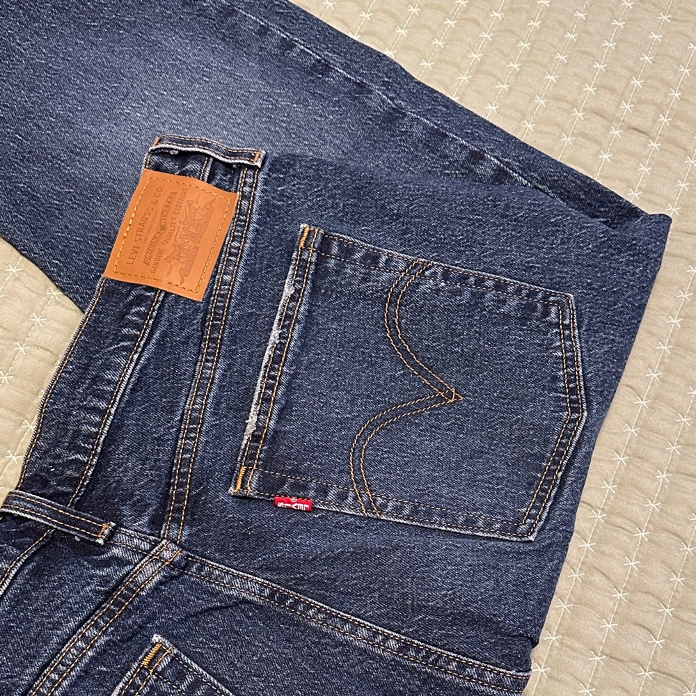 Levi's Wedgie Straight Dark Blue Straight Jeans